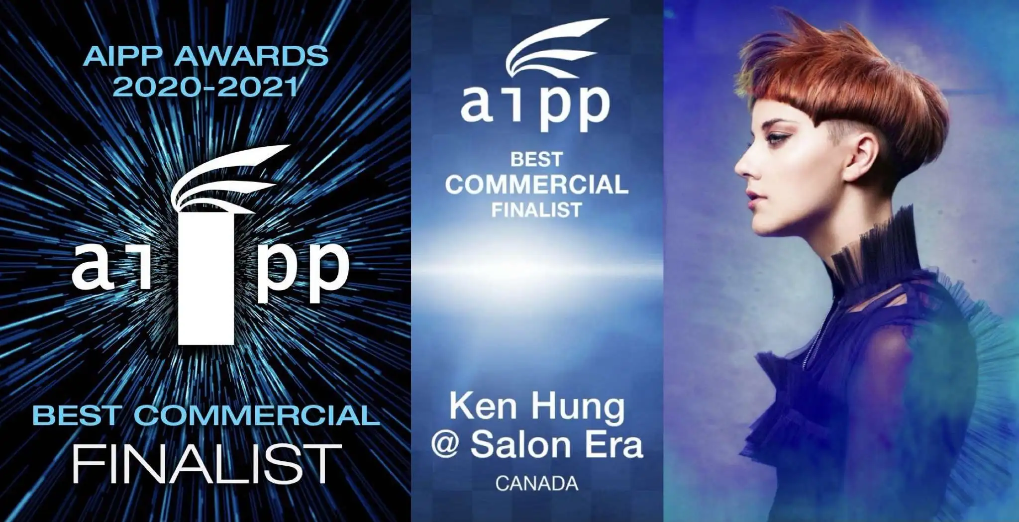 Ken Hung award-winning hair design Vancouver Salon Era master hairstyling artistry competition winner
